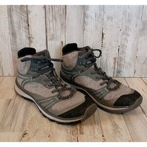 Keen Women's Size 7 Terradora Waterproof Hiking Trail Boots  1016505 Gray/Tan